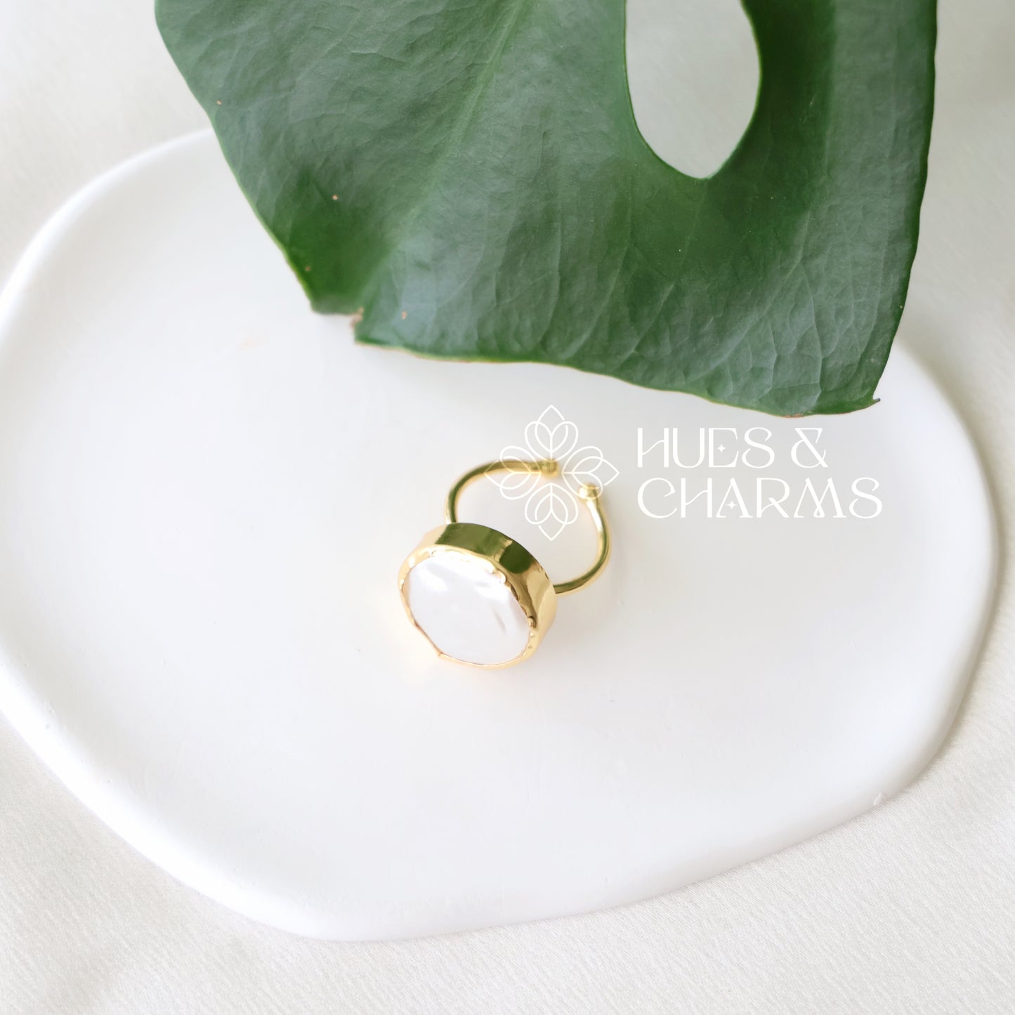 GOLDEN BIG MOP ADJUSTABLE RING