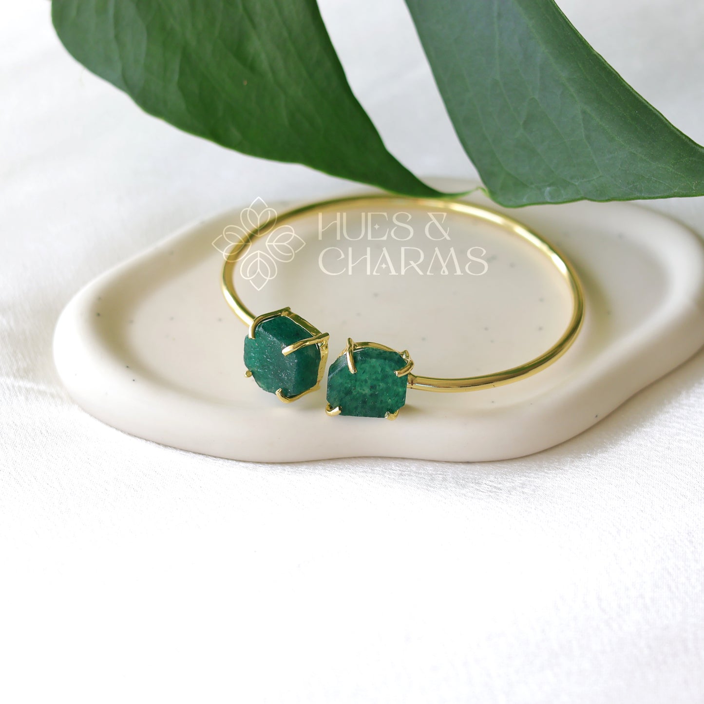 RAW STONE BANGLE (COLOURS AVAILABLE)