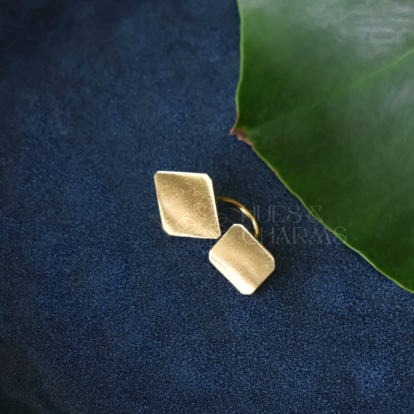 GOLDEN ICON DUO STATEMENT ADJUSTABLE RING