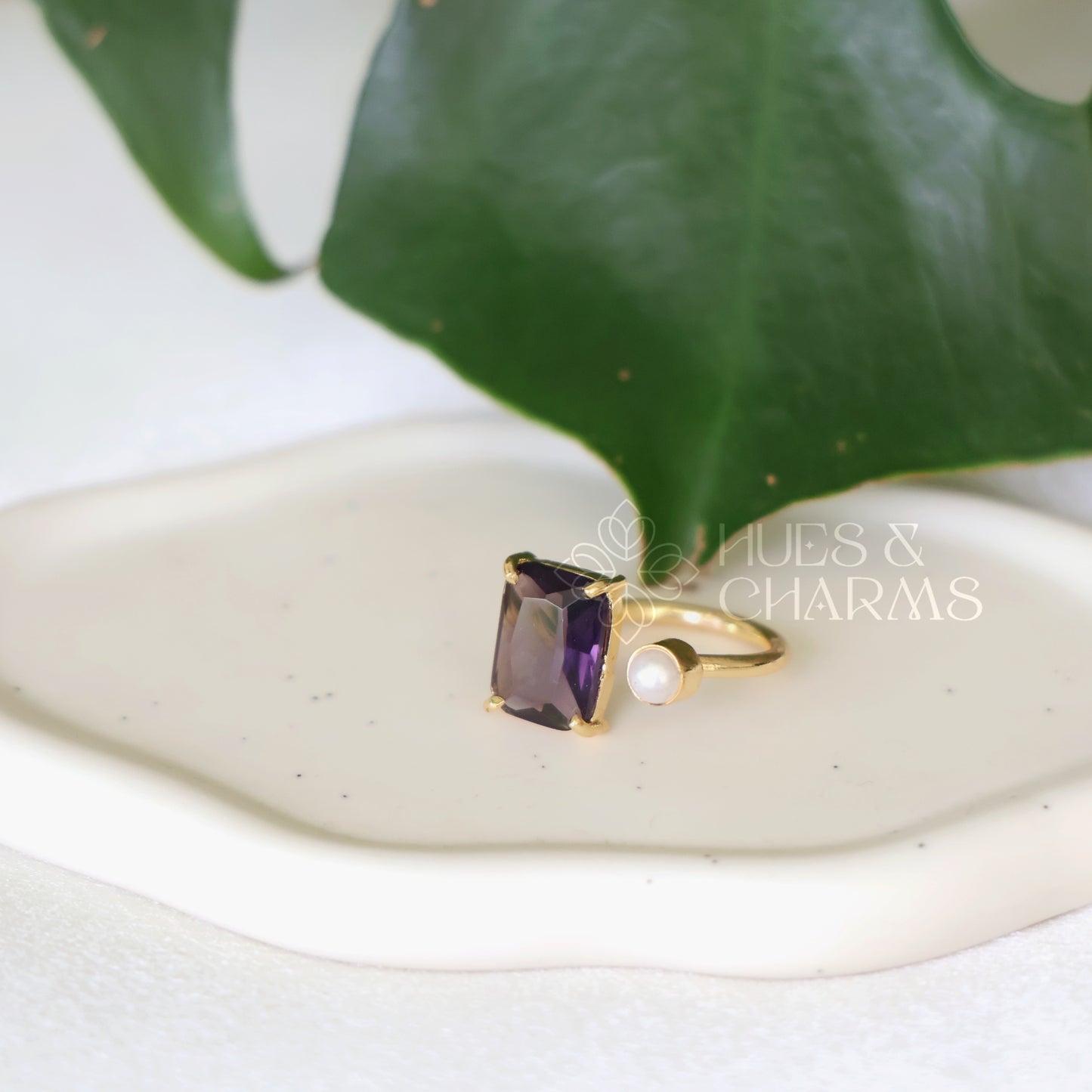 GOLDEN CRIMSON BLOOM ADJUSTABLE RING (COLOURS AVAILABLE)