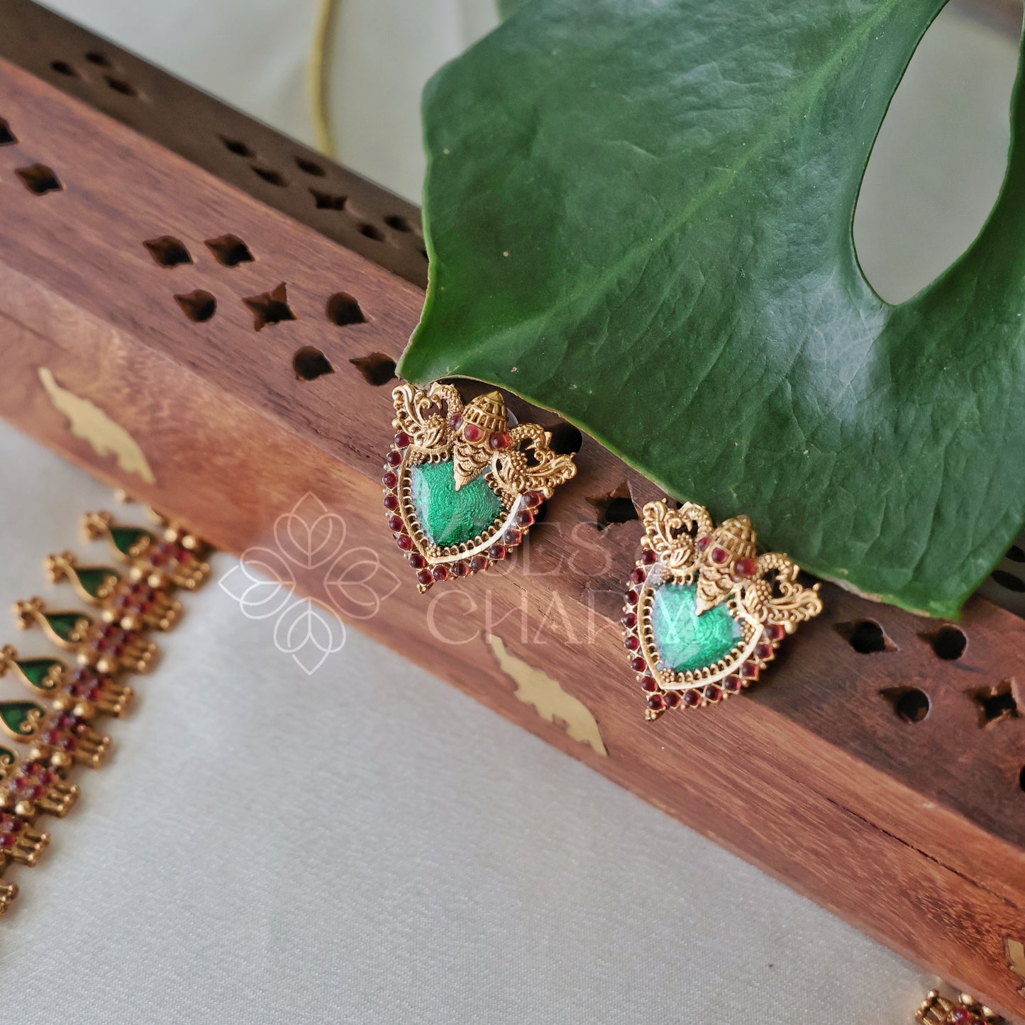 TRADITIONAL STATEMENT PALAKKA HARAM SET (COLOURS AVAILABLE)