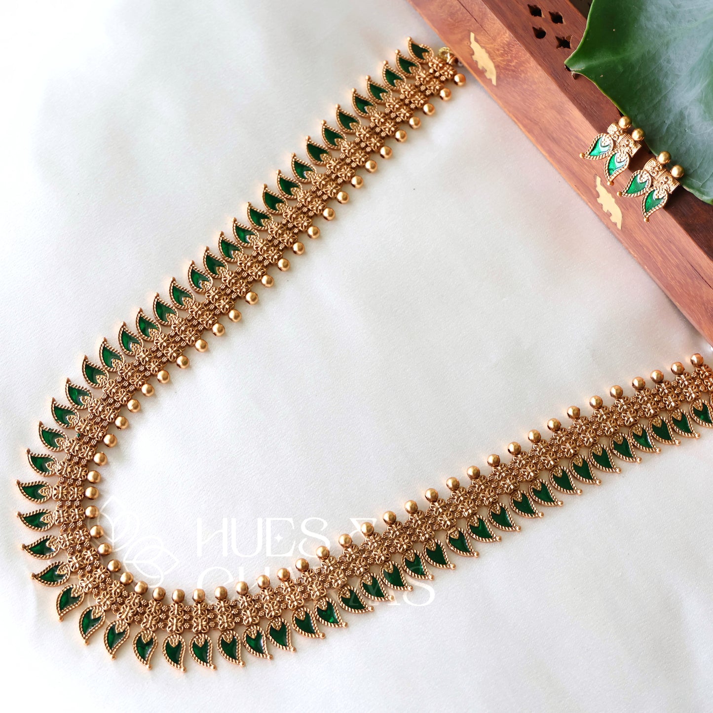 GOLDEN VAIDEHI PALAKKA HARAM SET (COLOURS AVAILABLE)