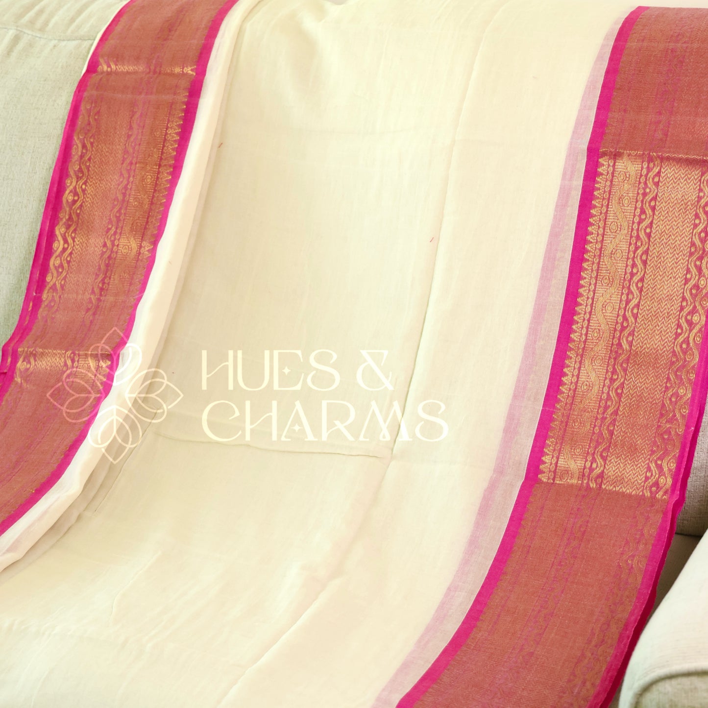 PURE MUL COTTON SAREE- PADMALEKHA