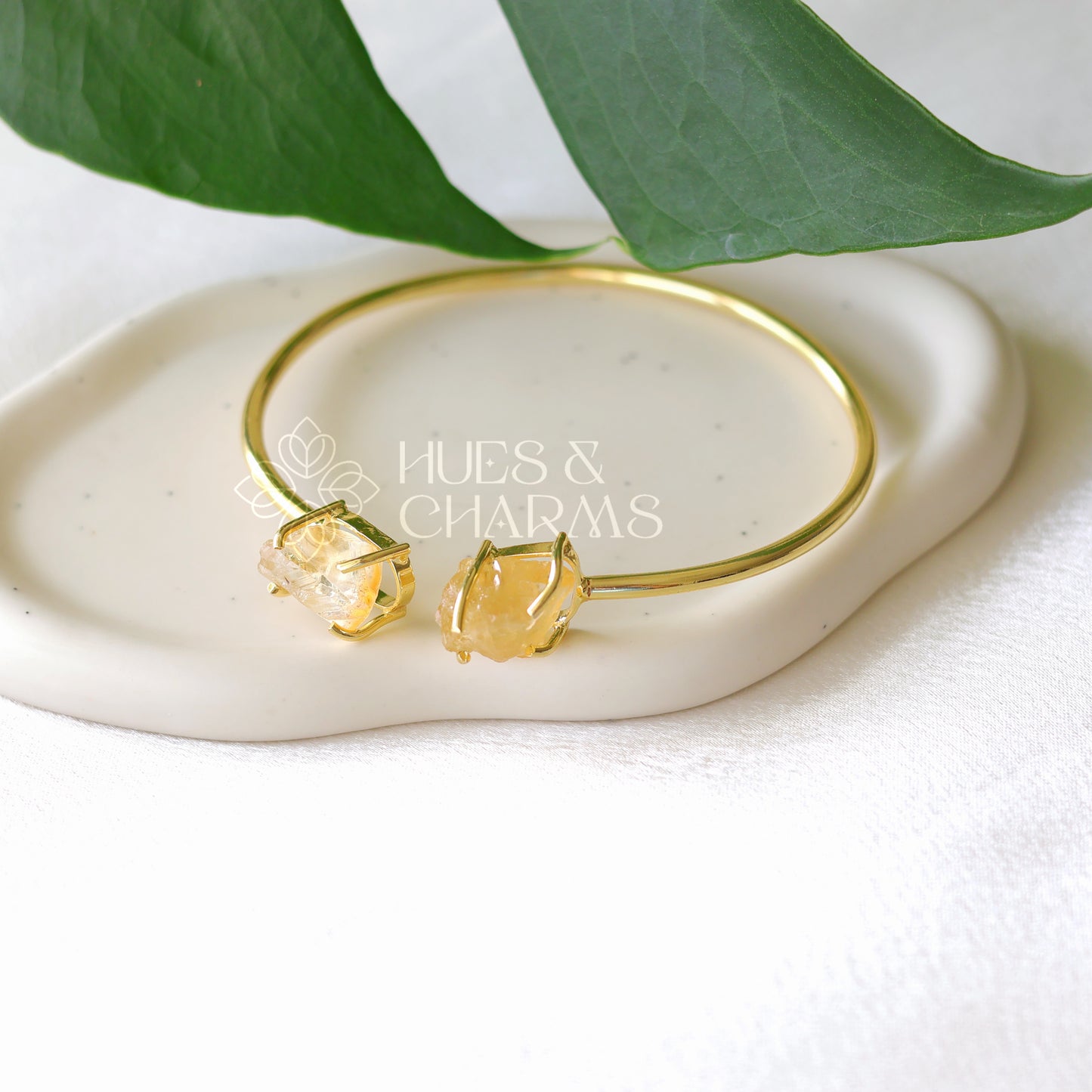 RAW STONE BANGLE (COLOURS AVAILABLE)