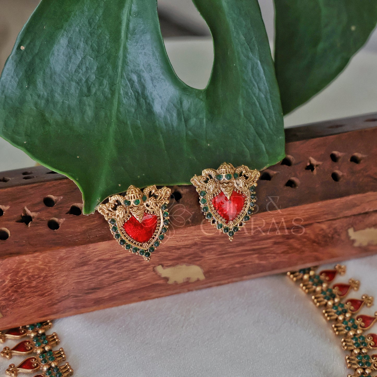 TRADITIONAL STATEMENT PALAKKA HARAM SET (COLOURS AVAILABLE)