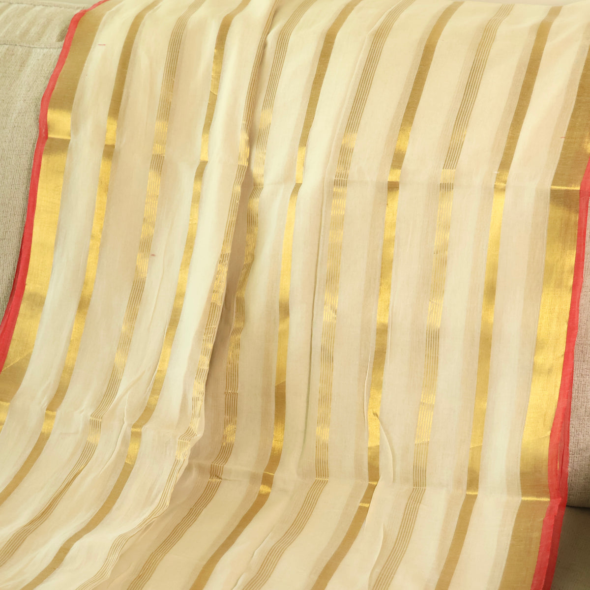 PURE MUL COTTON SAREE -CHENTHAMARA