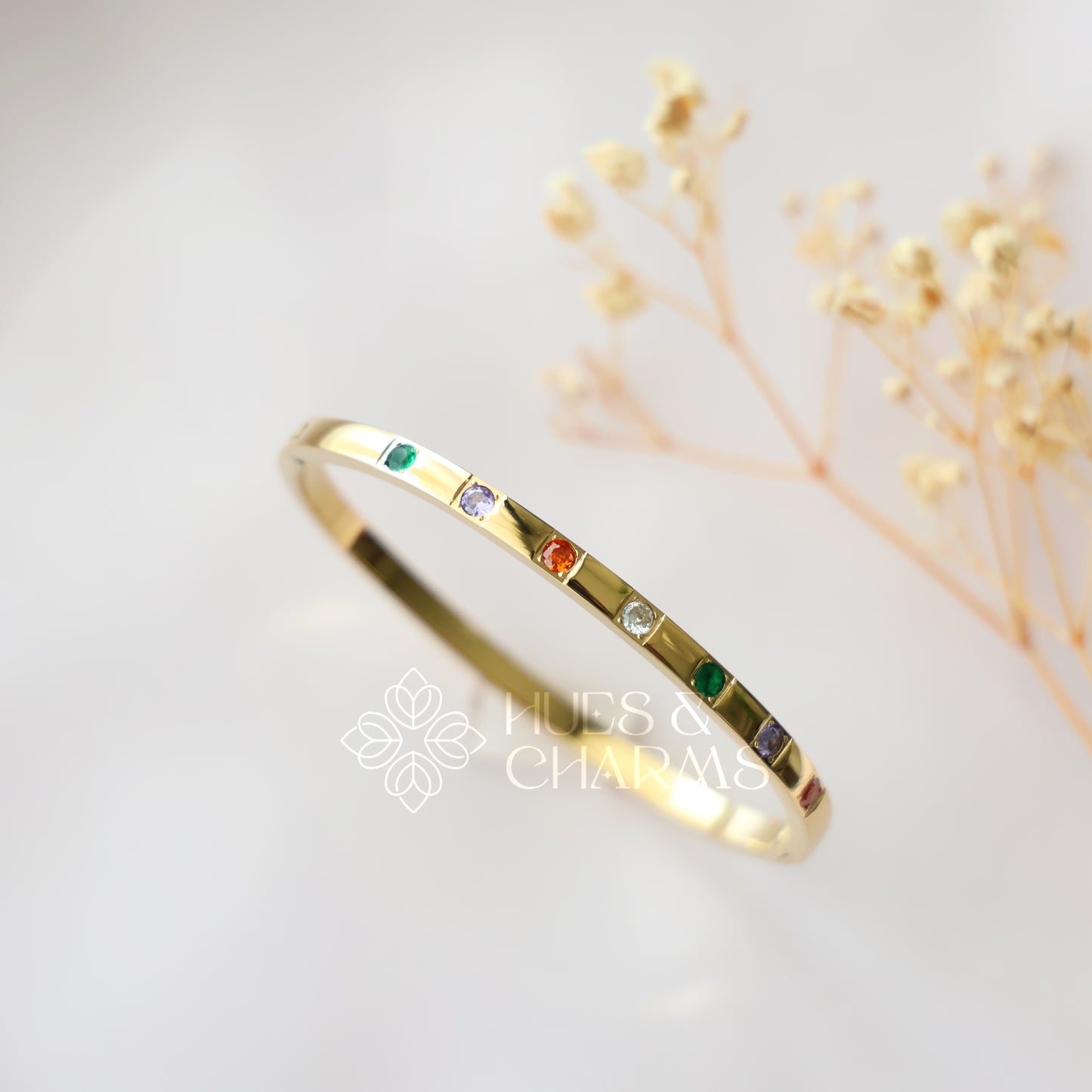 GOLDEN MINIMAL MULTICOLOUR BRACELET