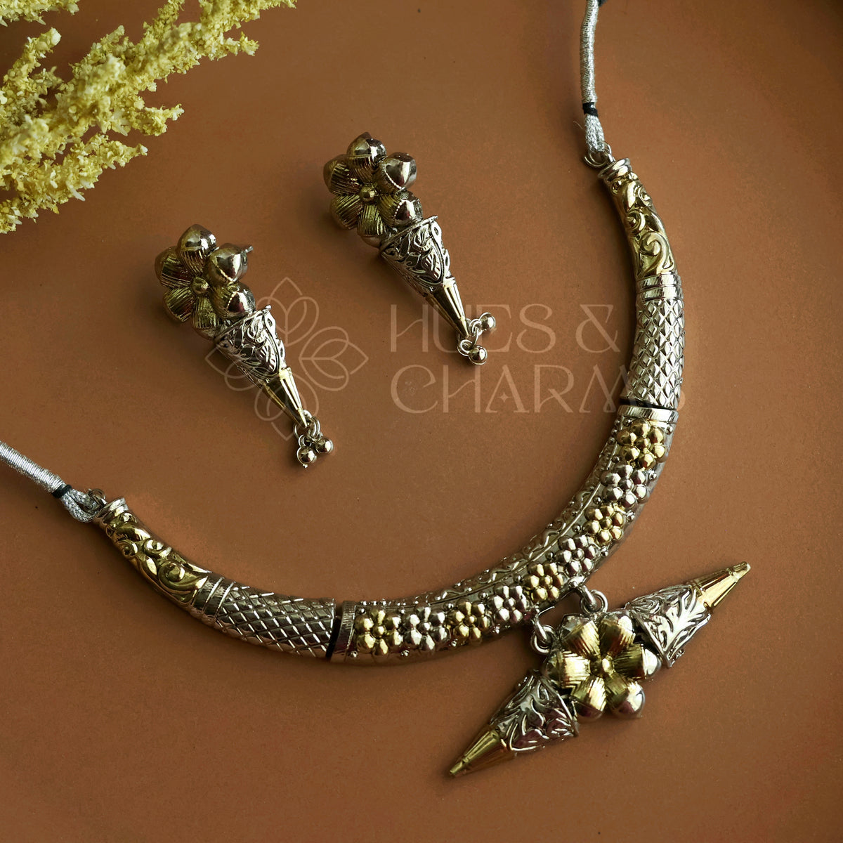 AADYA DUAL TONE NECKLACE SET