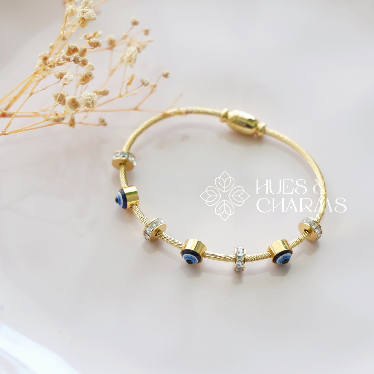 GOLDEN EVIL EYE BRACELET