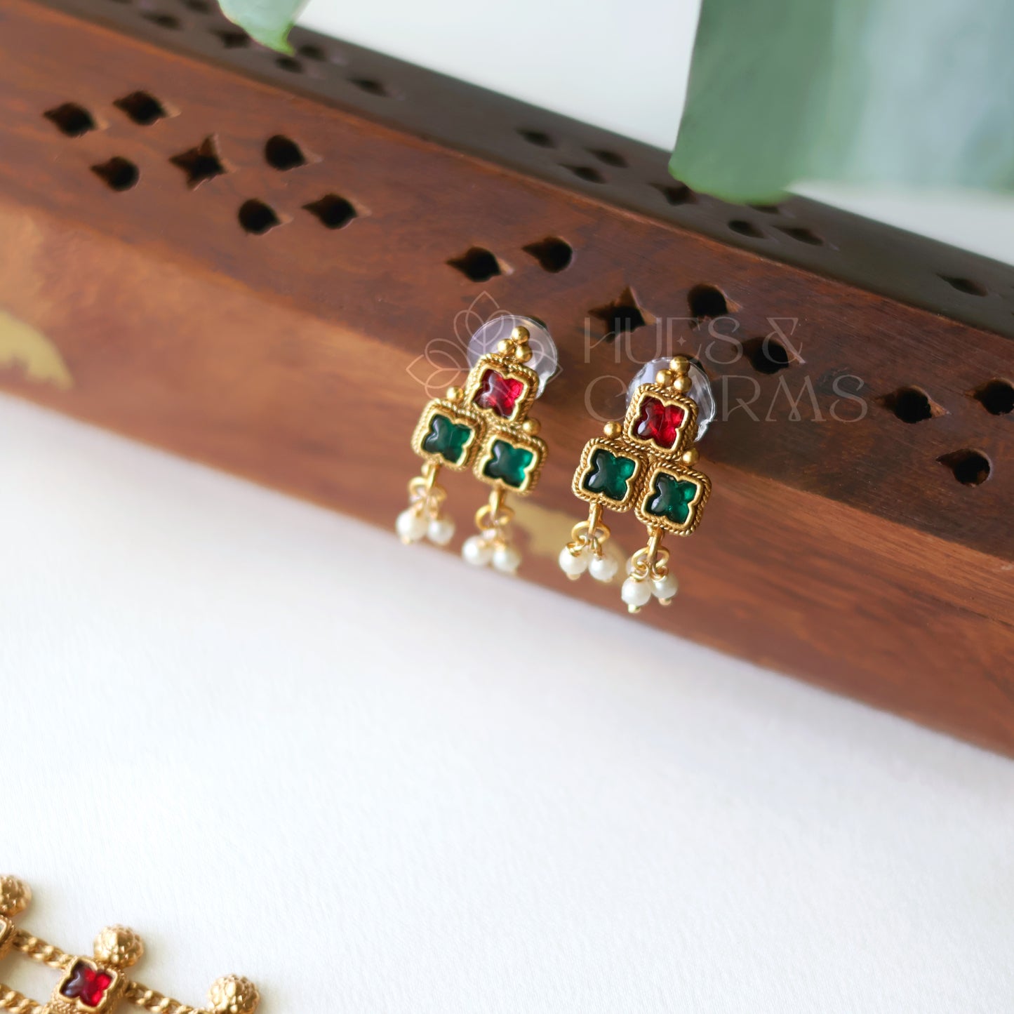 GOLDEN 3 LAYER KEMP CHOKER SET