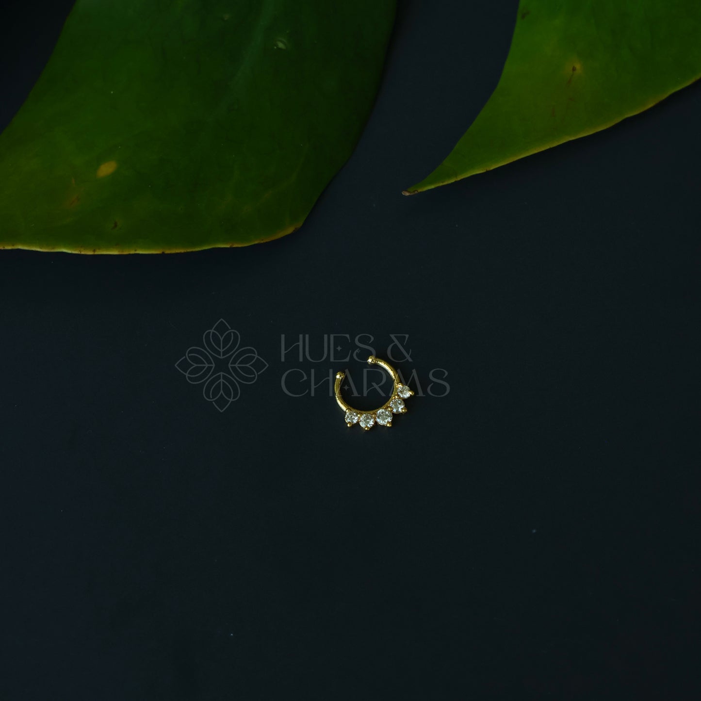 AD STONES SEPTUM NOSE RING- Model 5