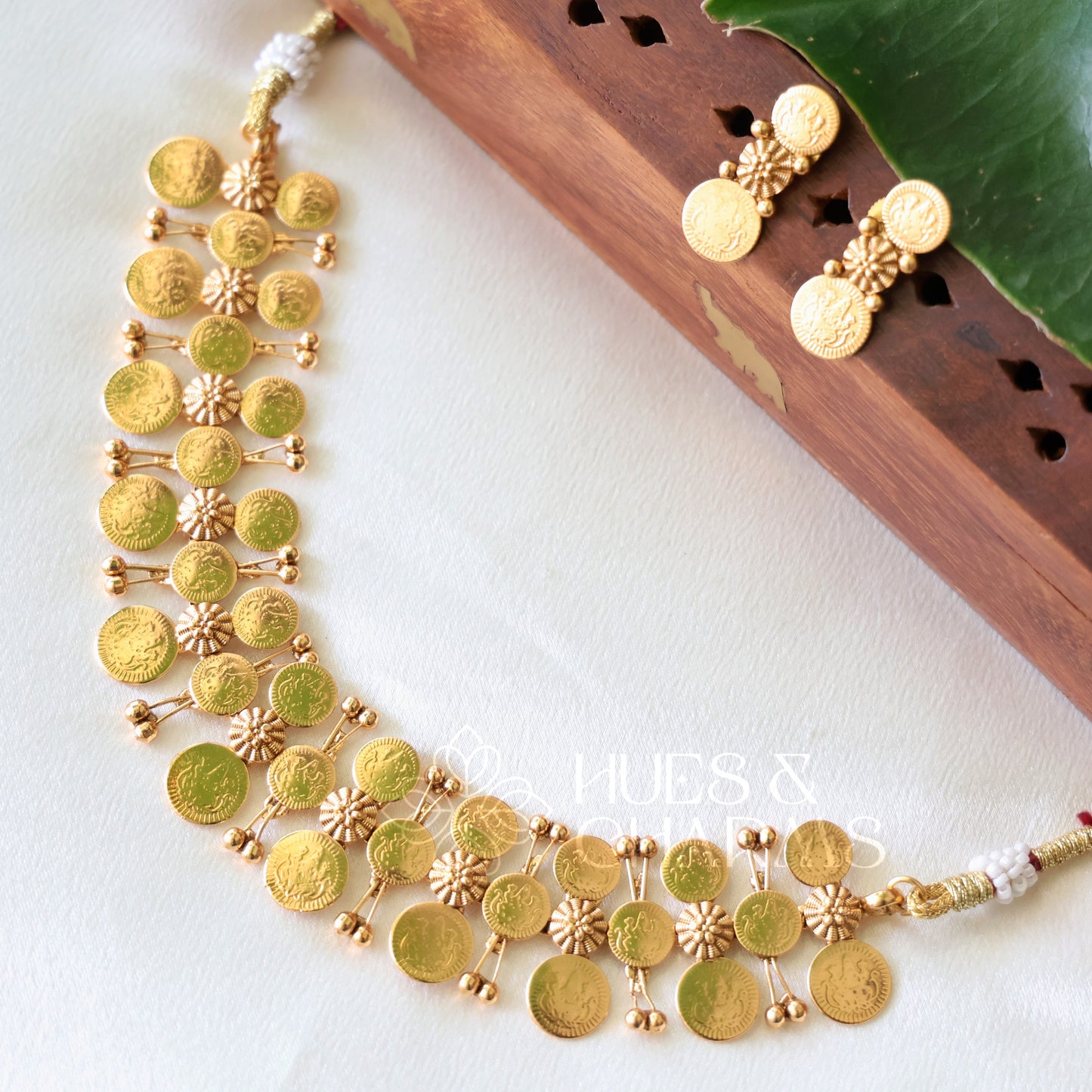 TRADITIONAL HERITAGE LAKSHMI COIN NECKLACE SET