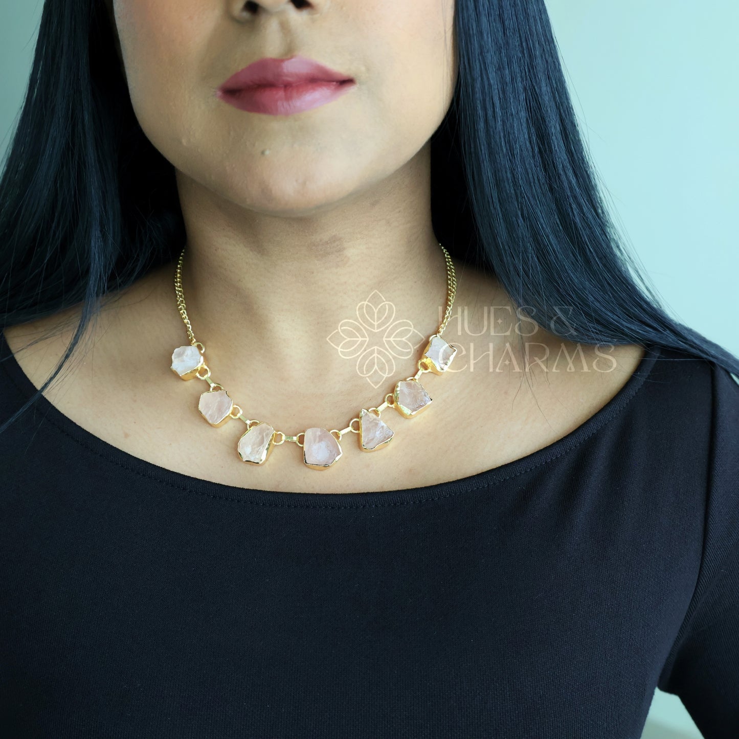 GOLDEN 7 RAW STONE BOLD NECKPIECE
