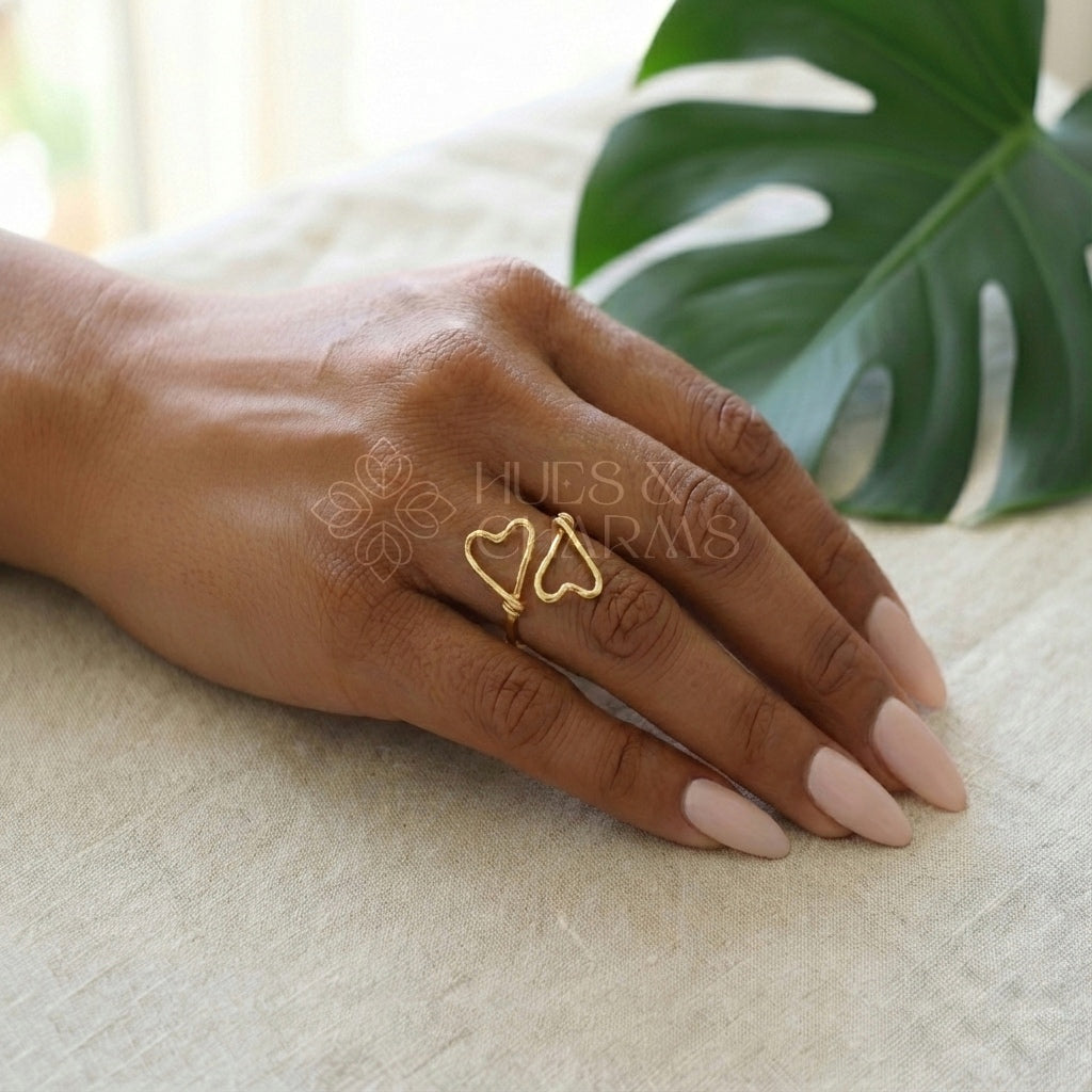GOLDEN SWEETHEART ADJUSTABLE RING