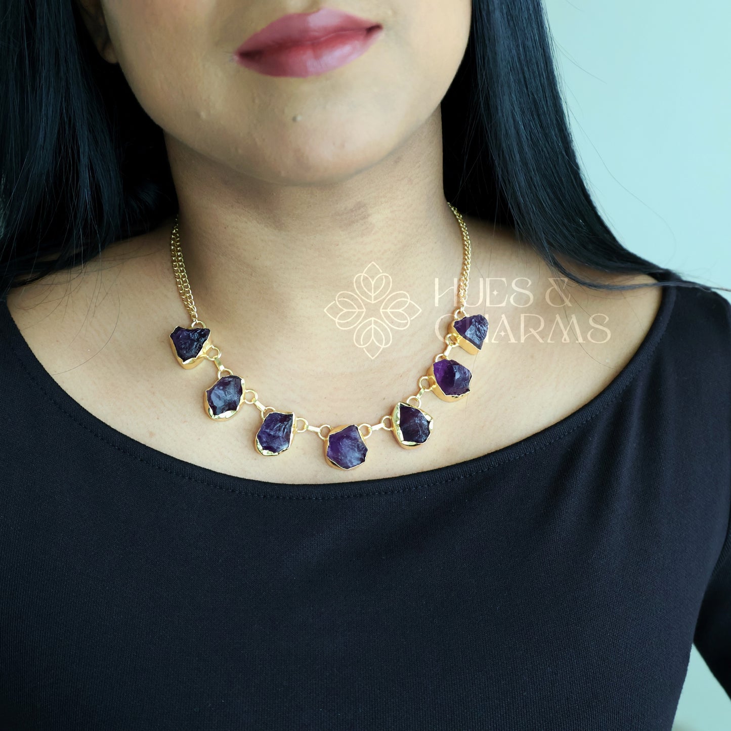 GOLDEN 7 RAW STONE BOLD NECKPIECE