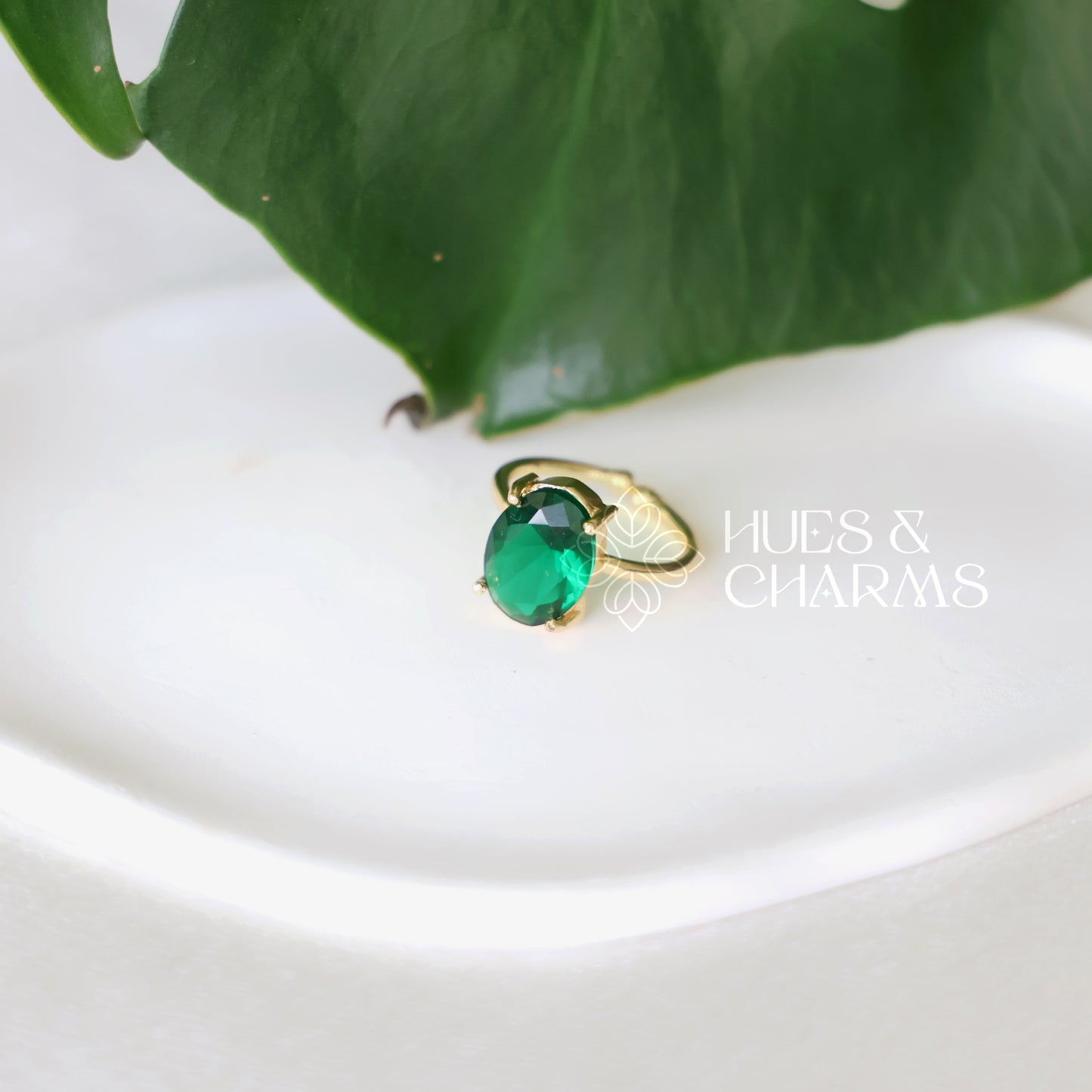 GLOSSY TWILIGHT OVAL ADJUSTABLE RING (COLOURS AVAILABLE)