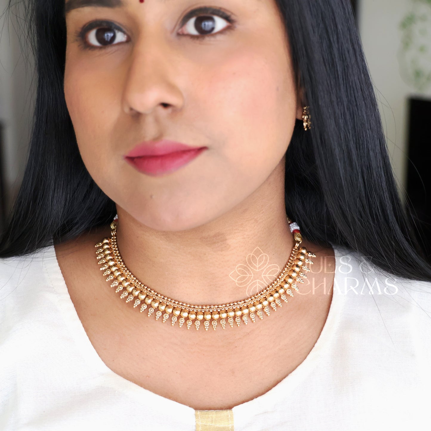 GOLDEN SWARNIKA NECKLACE SET