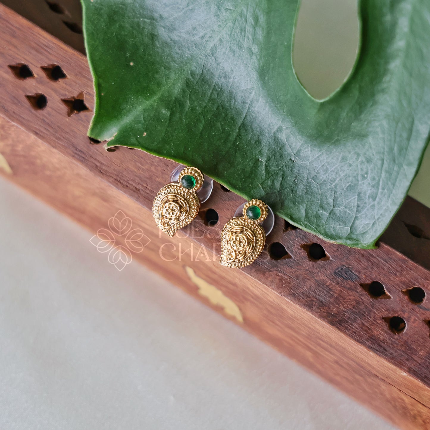 GOLDEN MANGO STATEMENT NECKLACE SET (COLOURS AVAILABLE)