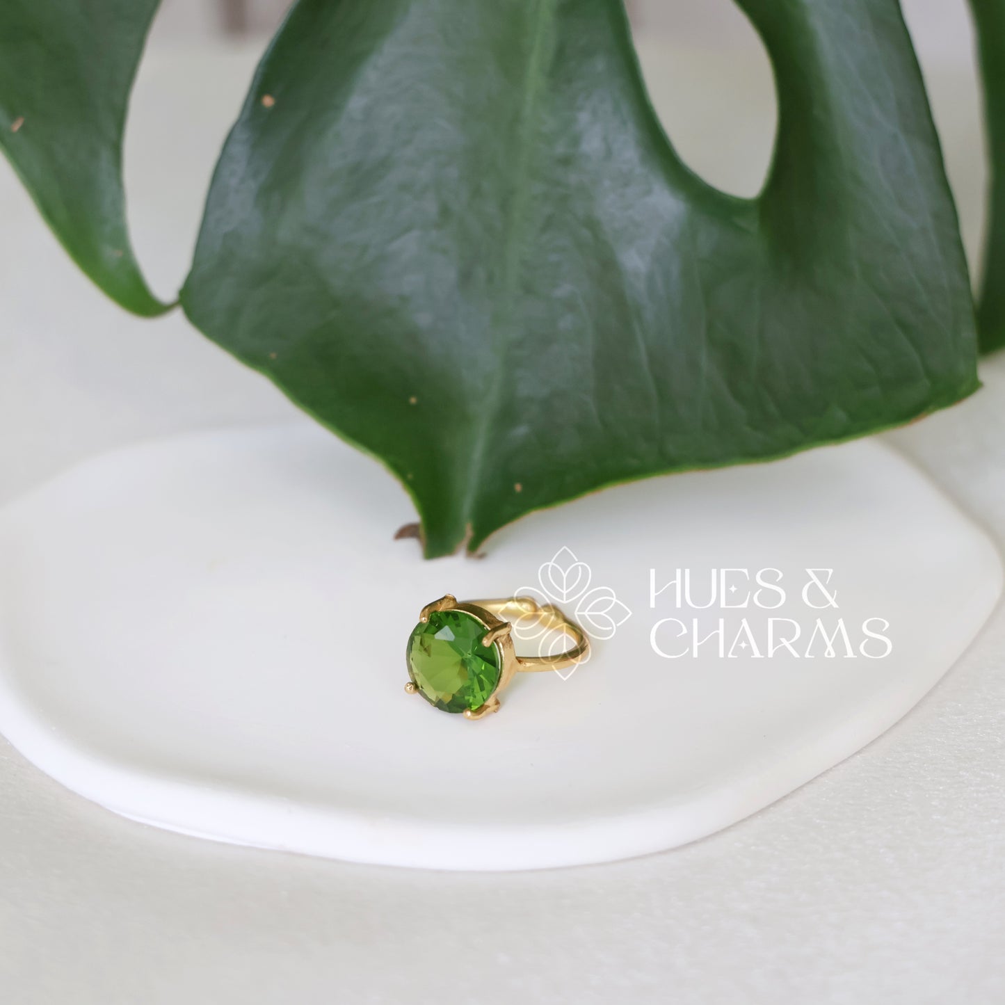 GLOSSY ROUND ADJUSTABLE RING (COLOURS AVAILABLE)