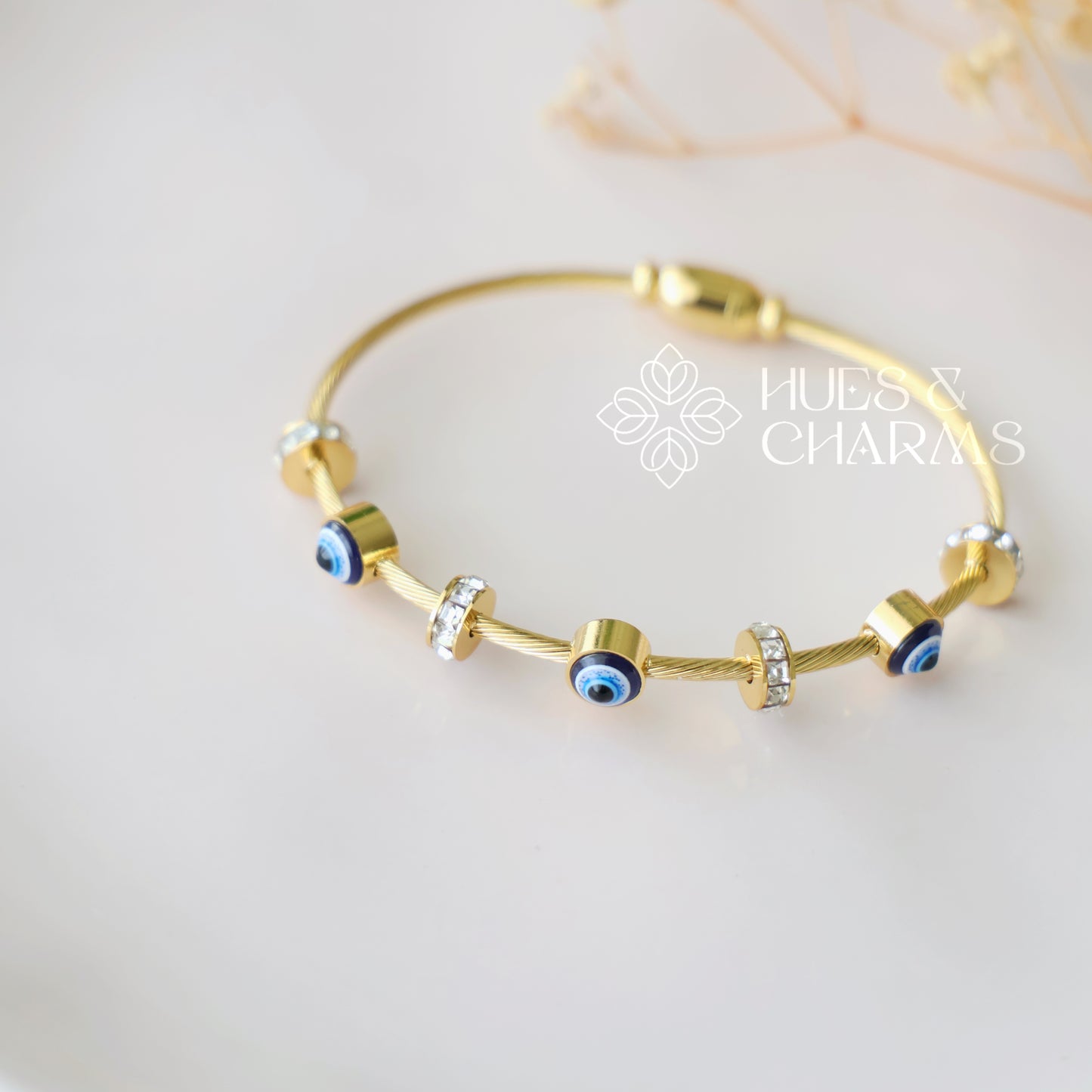 GOLDEN EVIL EYE BRACELET