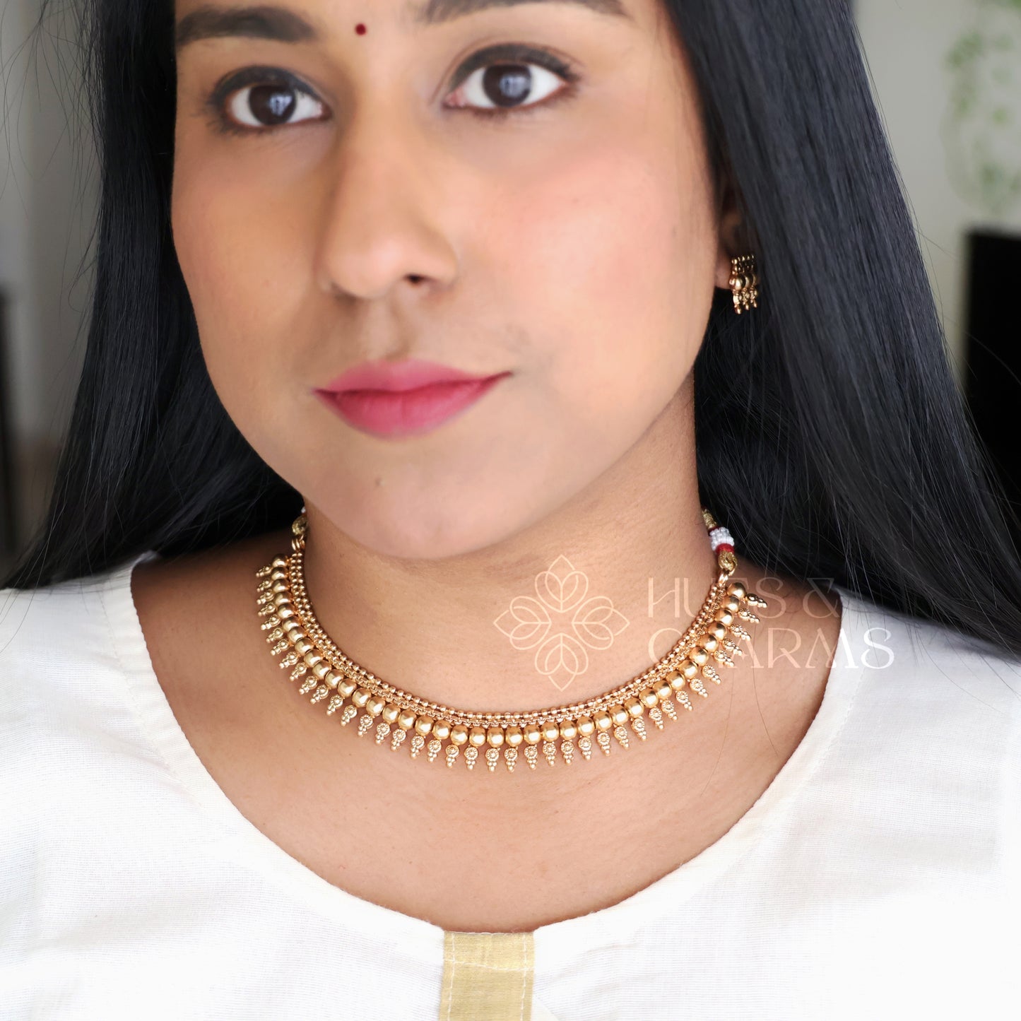 GOLDEN SWARNIKA NECKLACE SET