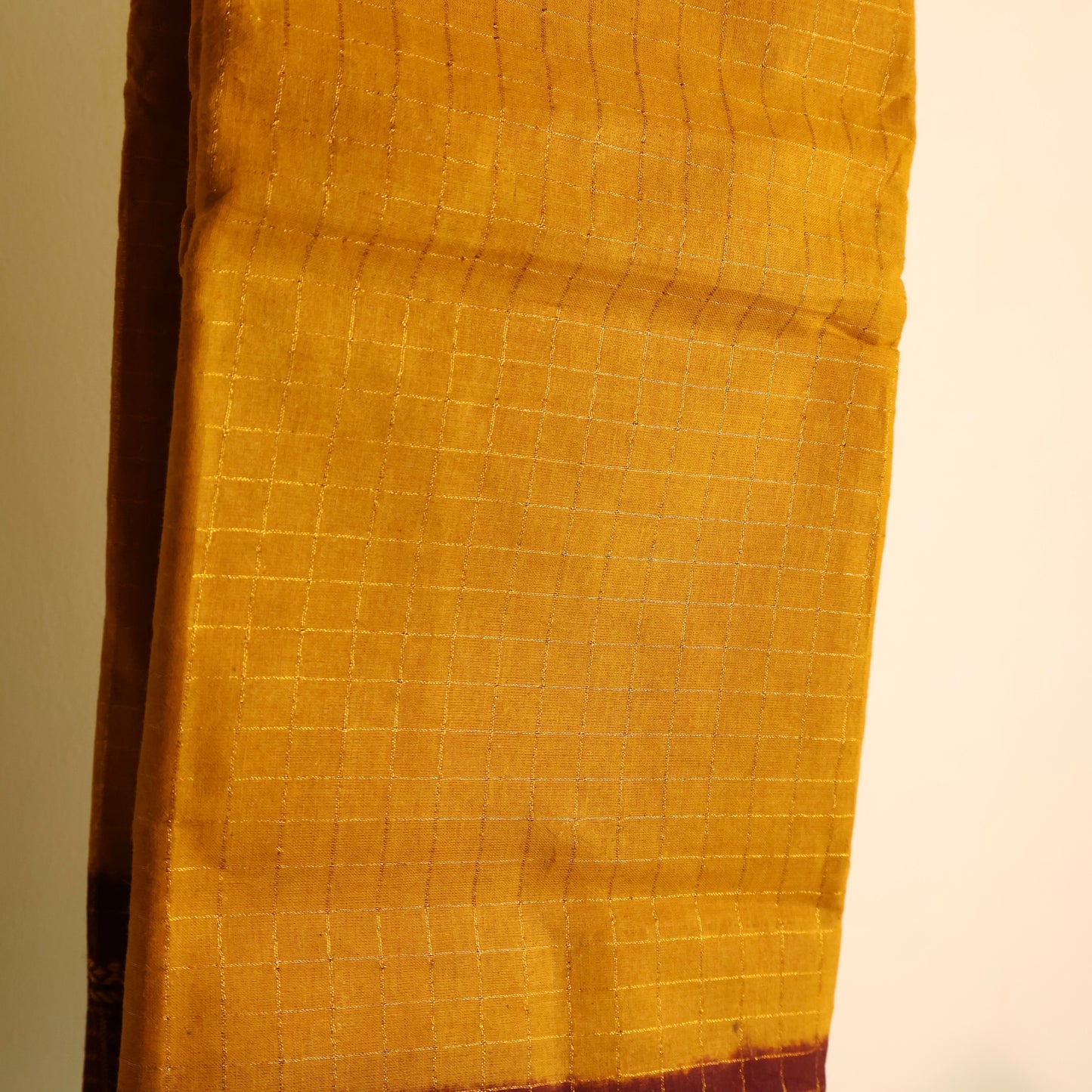 MADURAI SUNGUDI SAREE (Mustard yellow & maroon)