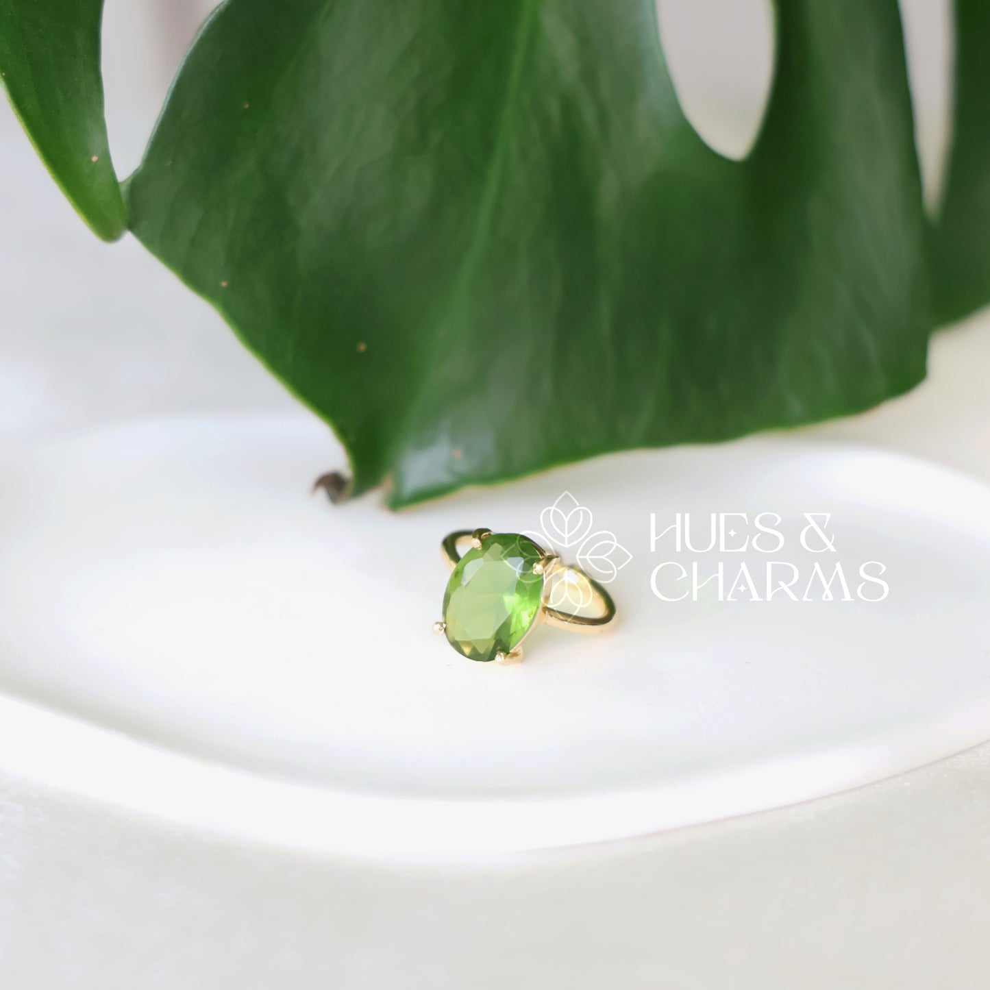 GLOSSY TWILIGHT OVAL ADJUSTABLE RING (COLOURS AVAILABLE)