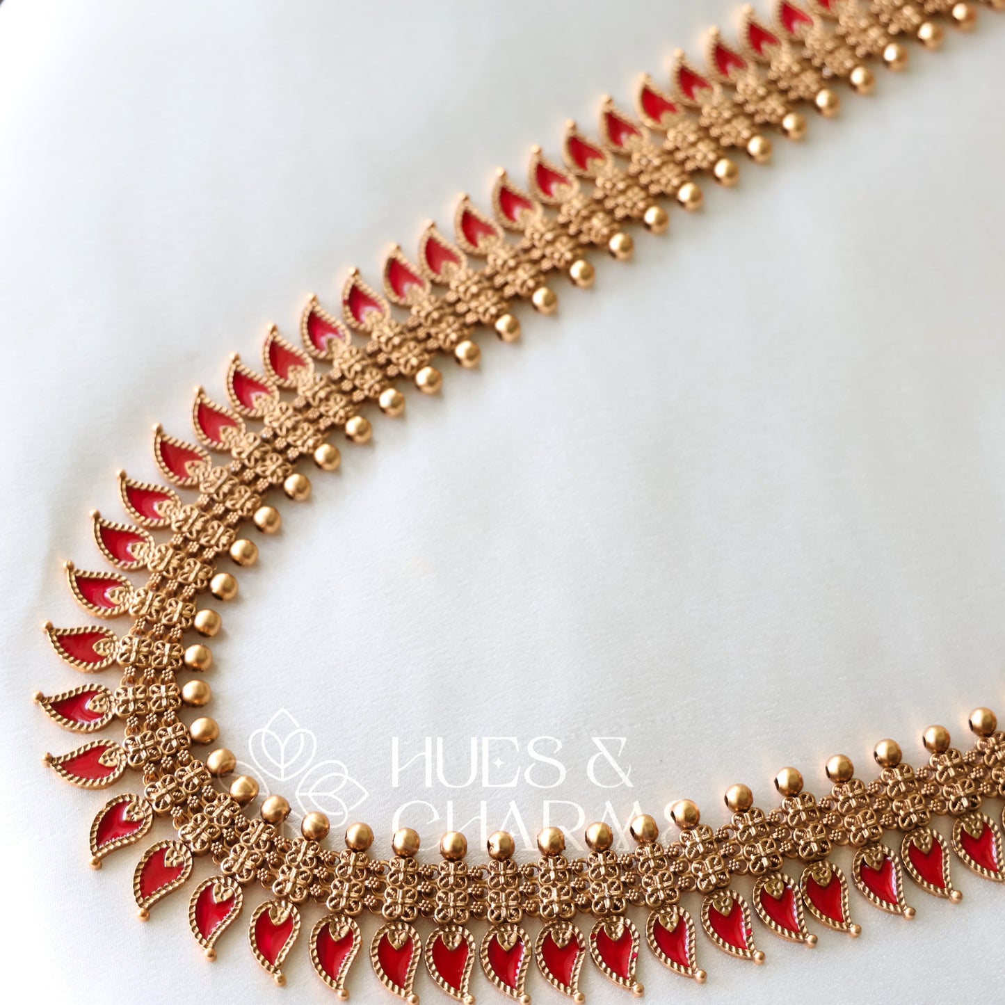 GOLDEN VAIDEHI PALAKKA HARAM SET (COLOURS AVAILABLE)