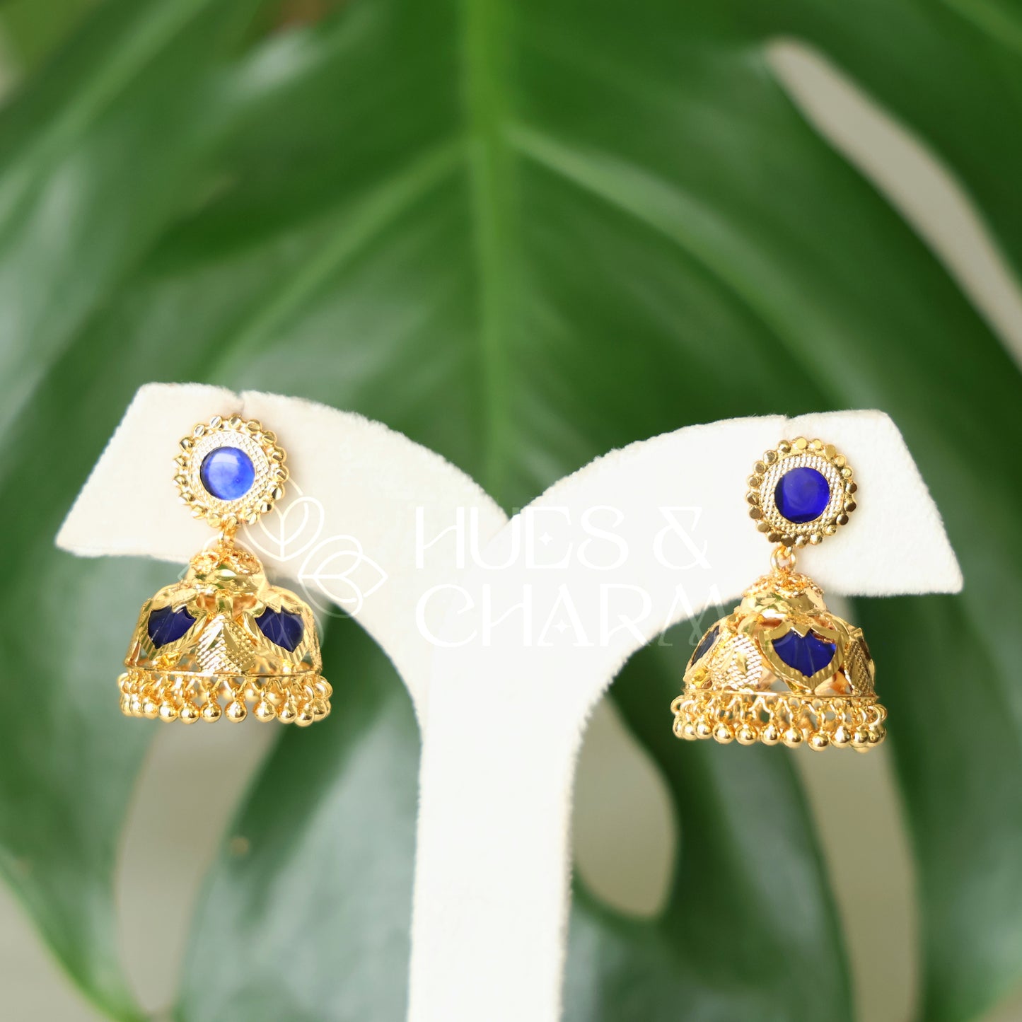 GOLDEN PALAKKA JHUMKAS (Colours available)