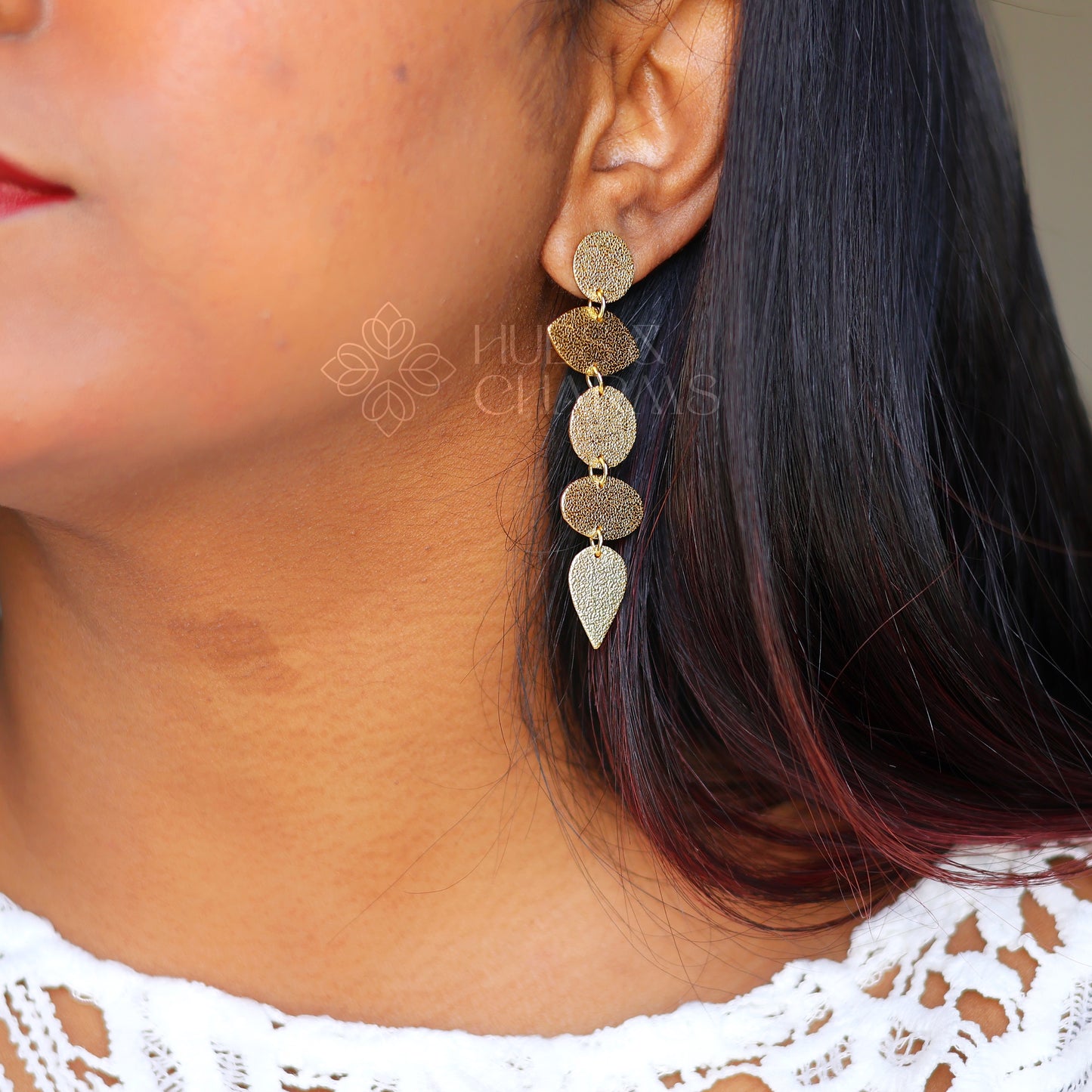 GOLDEN MULTI SHAPE EARRINGS