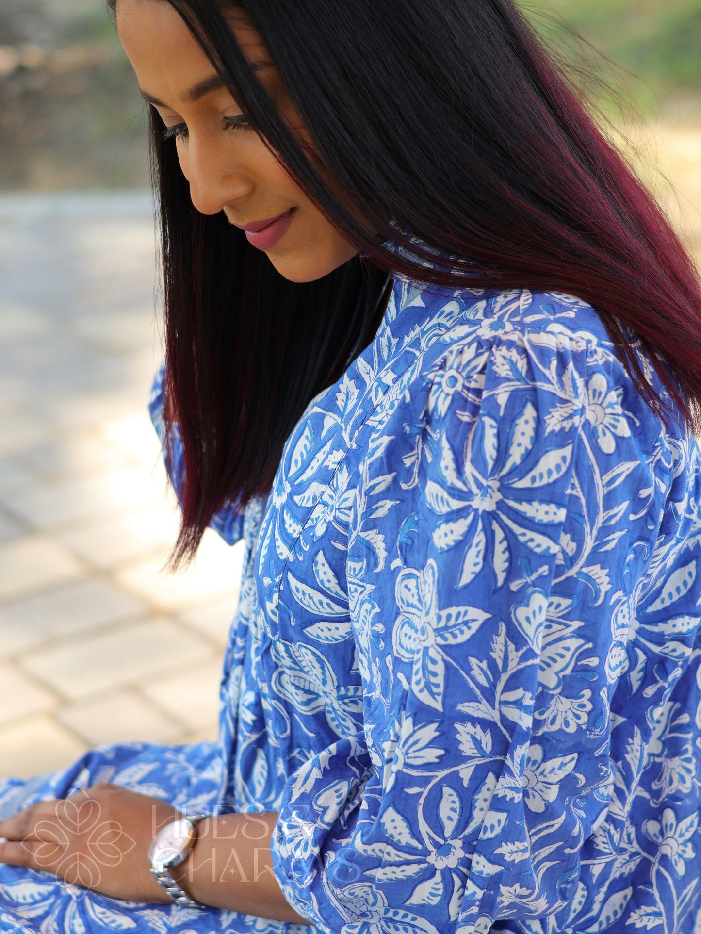 BLUE DAISY DRESS