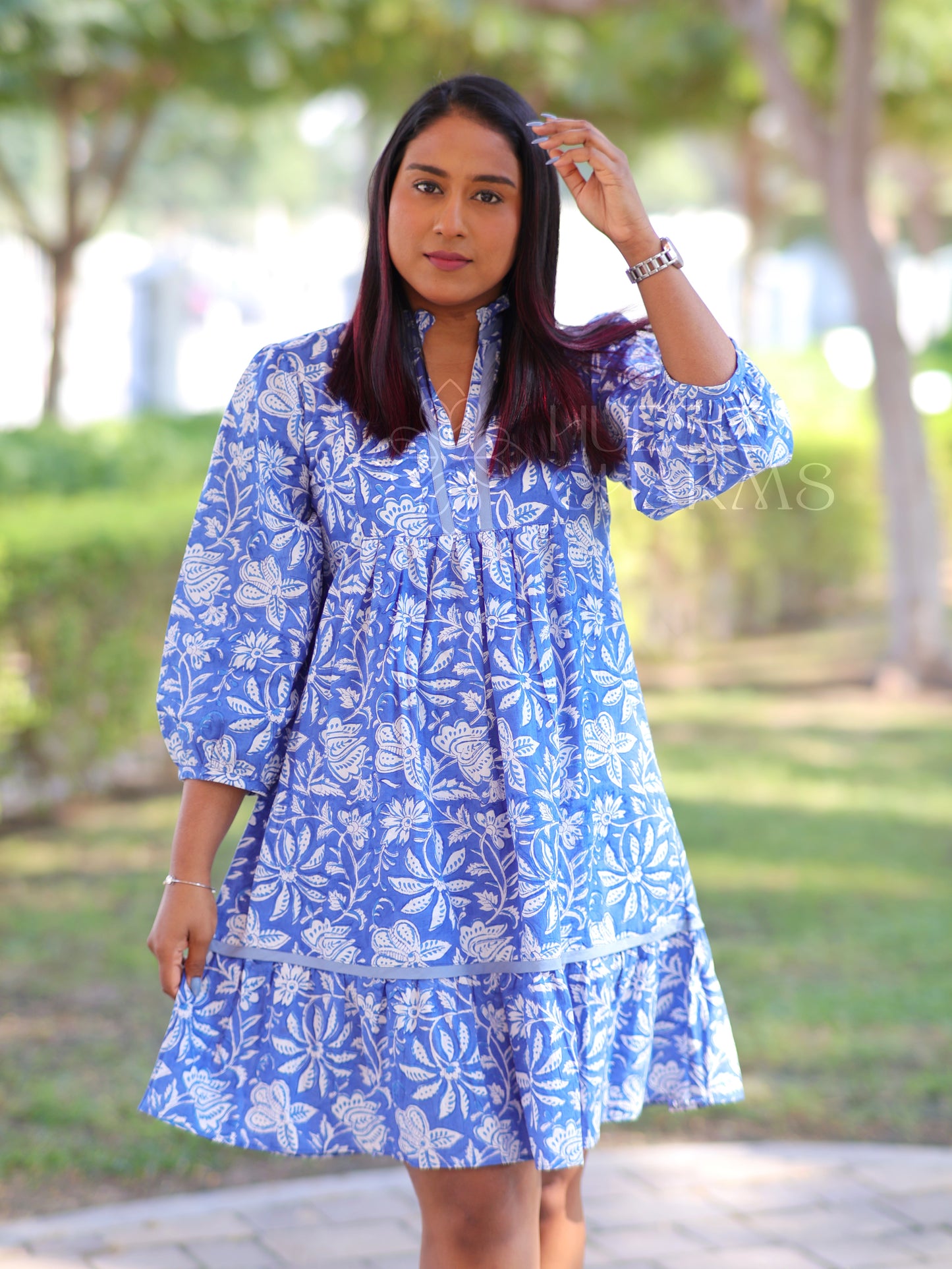 BLUE DAISY DRESS