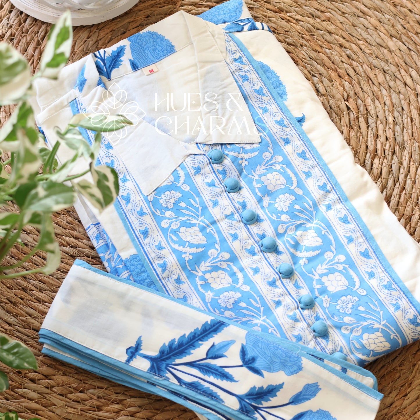 CAPRI BLUE BLOSSOM DRESS