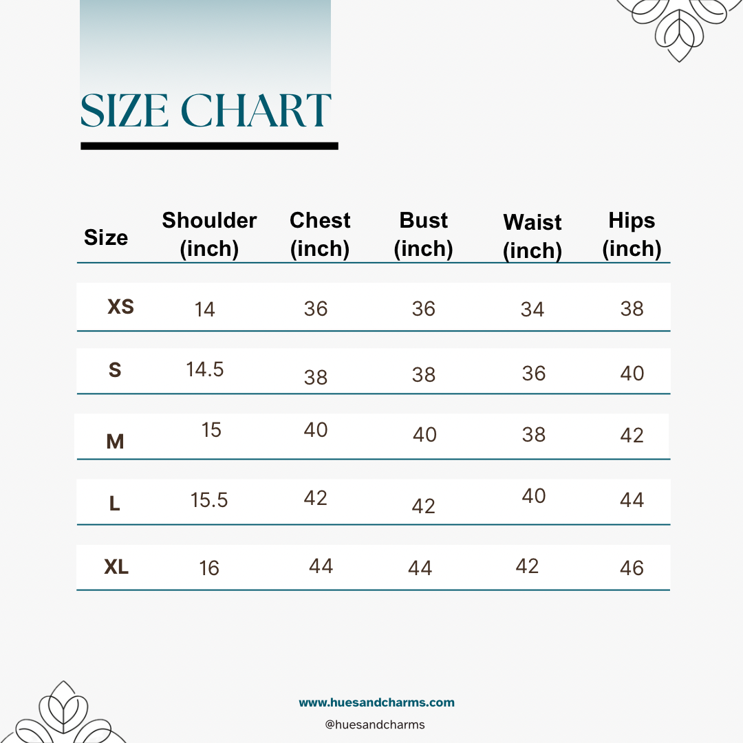 Chikankari Georgette Kurti With Mirrors- Black