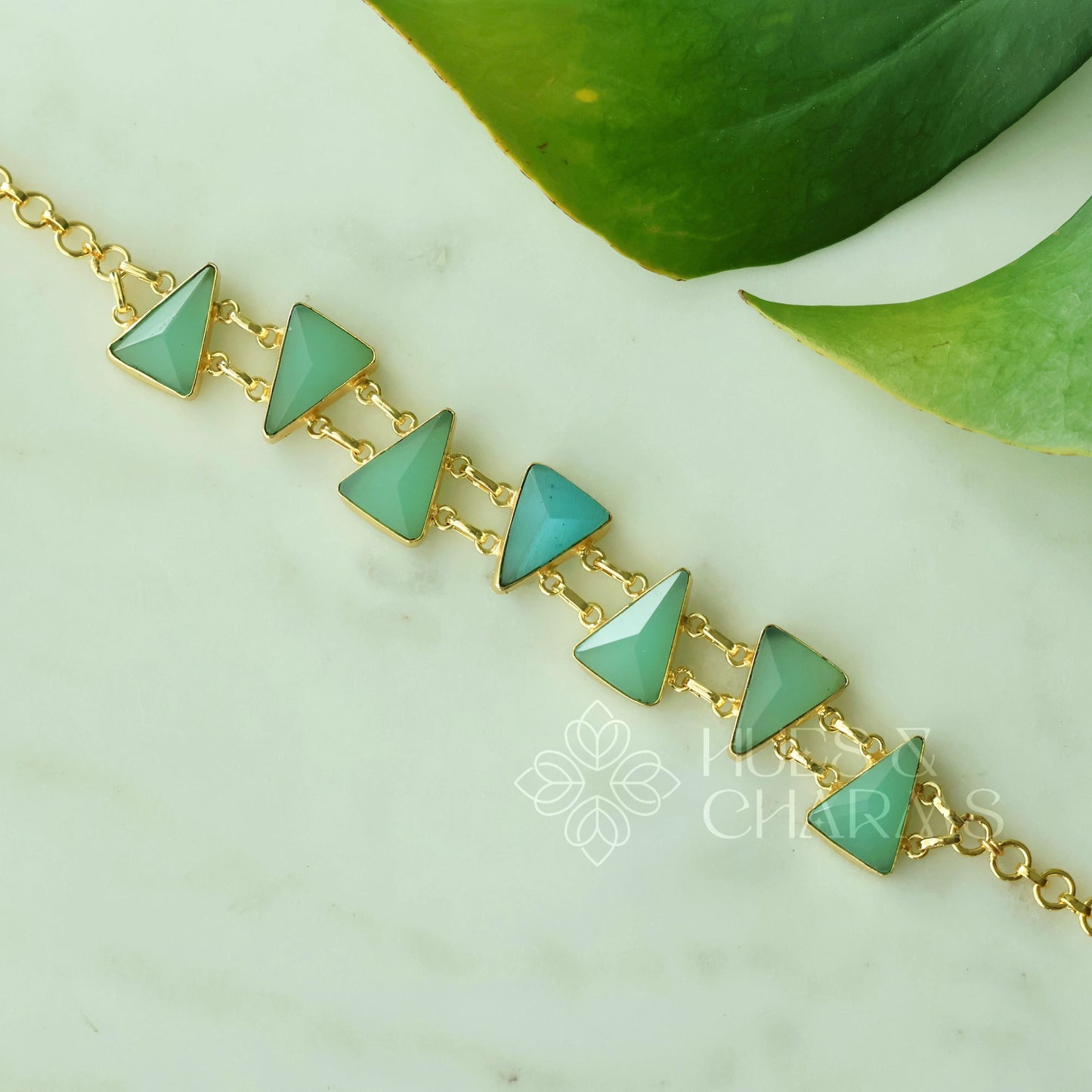 GLOSSY AURELIA PRISM NECKLACE (Colours Available)