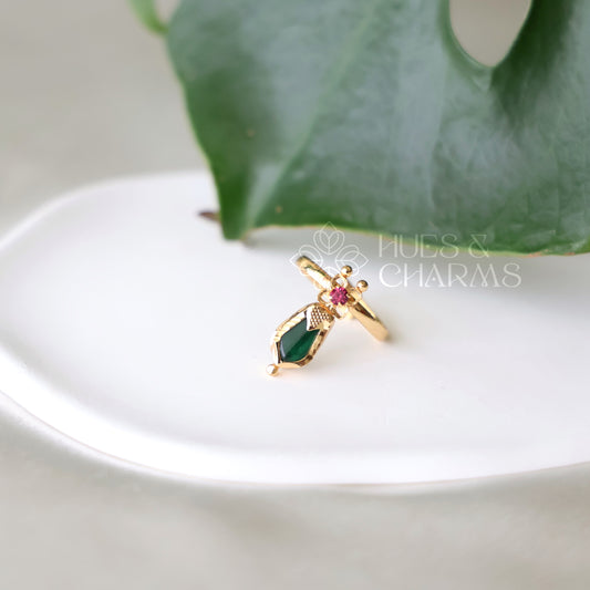 TRADITIONAL NAGAPADAM ADJUSTABLE RING