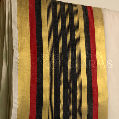 PURE MUL COTTON SAREE- PARIJATHAM