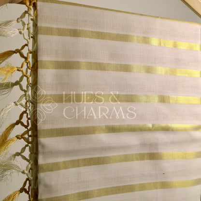 KERALA KASAVU STRIPES SAREE