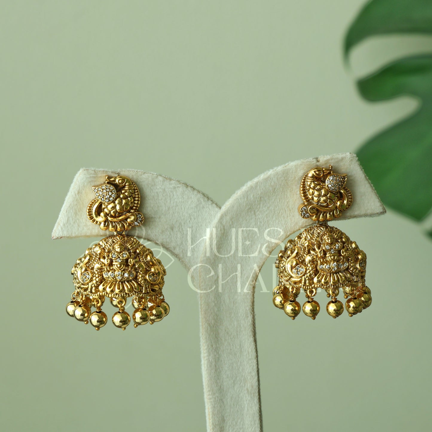 TRADITIONAL  SWARNAMAYURI LAKSHMI JHUMKA | PREMIUM JEWELLERY