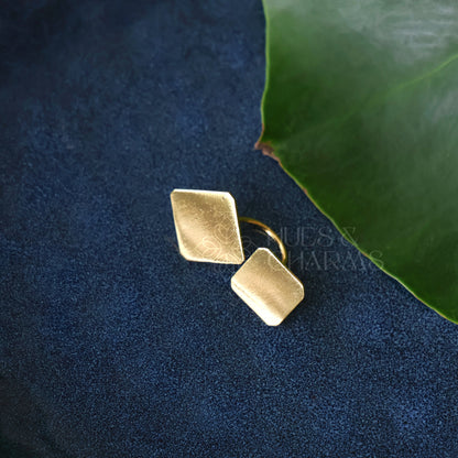 GOLDEN ICON DUO STATEMENT ADJUSTABLE RING