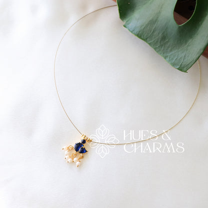 GOLDEN DUCK CHARM FLOATING NECKPIECE (COLOURS AVAILABLE)