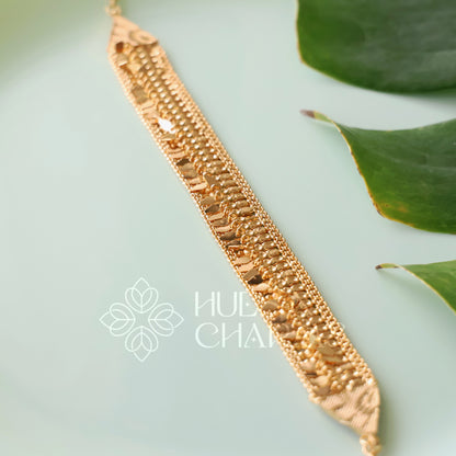 TRADITIONAL CLASSIC ELAKKATHALI CHOKER | GOLD PLATED
