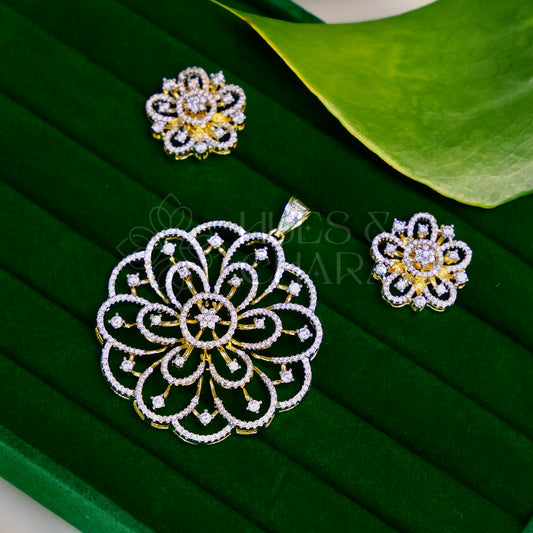 FIORENZA LUXE CZ PENDENT SET|PREMIUM COLLECTION