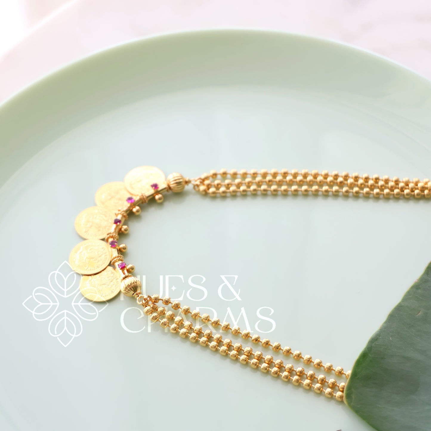 SUVARNA LAKSHMI COIN NECKLACE | GOLD PLATED