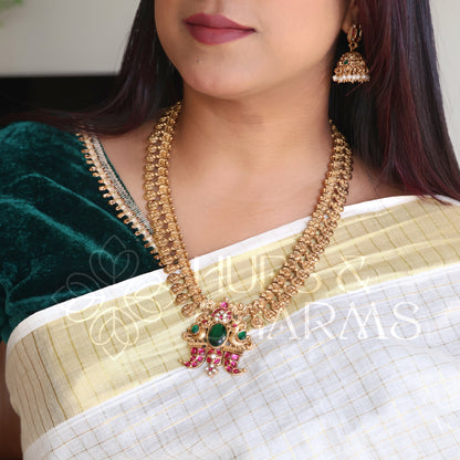 GOLDEN HERITAGE MAHALAKSHMI KASU MALA HAARAM SET
