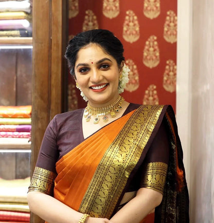 TRADITIONAL STATEMENT PALAKKA AND KASHU COIN FUSION NECKLACE | GOLD PLATED