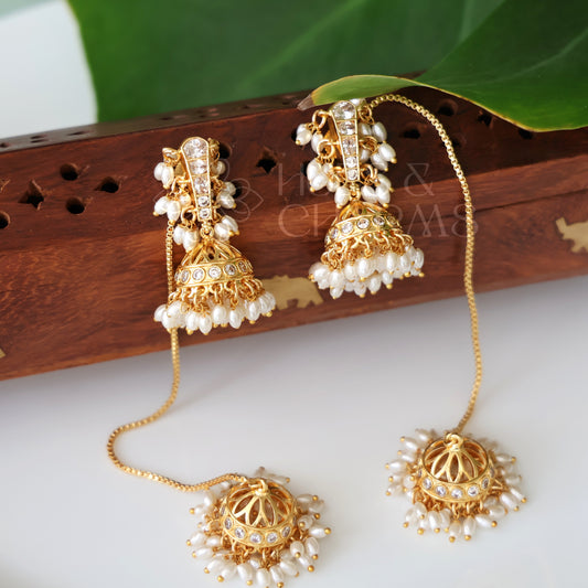 STATEMENT KUNDAN JHUMKA | PREMIUM JEWELLERY