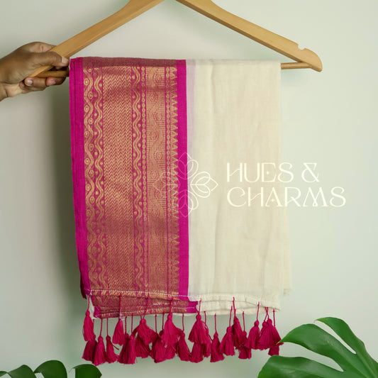 PURE MUL COTTON SAREE- PADMALEKHA