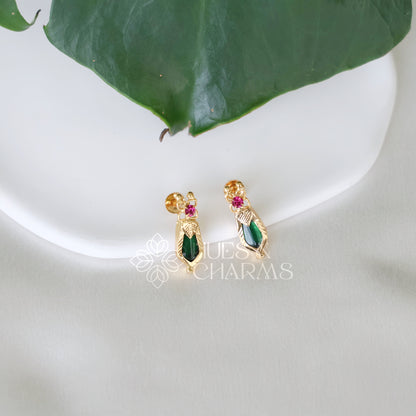GOLDEN NAGAPADAM STUDS