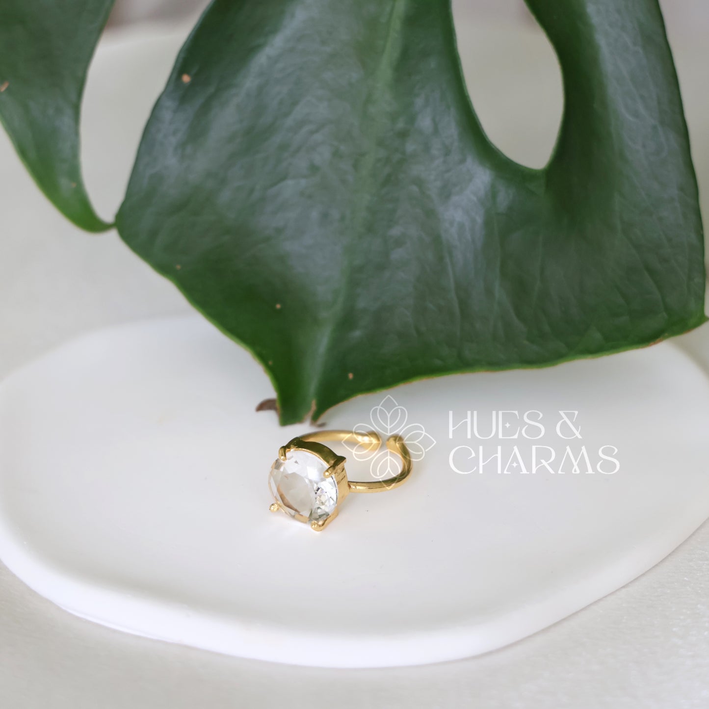GLOSSY ROUND ADJUSTABLE RING (COLOURS AVAILABLE)